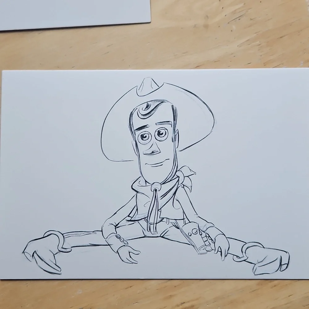 Toy Story Character Art Postcards
